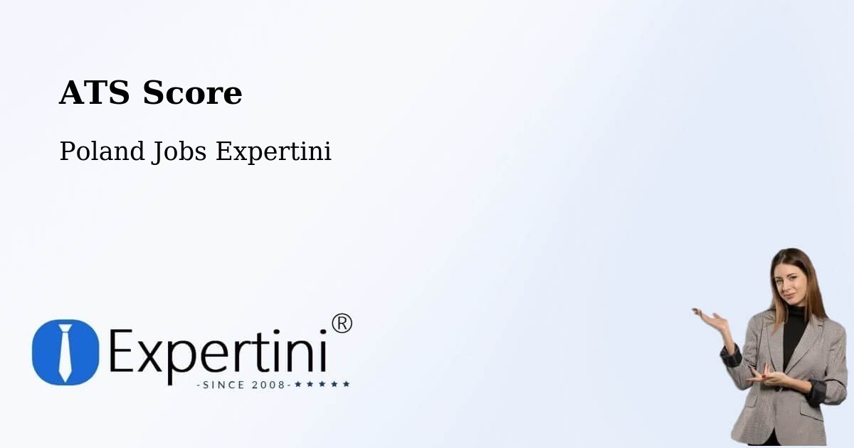 Resume ATS Score & Job Description Match Tool – Przyłęk - Poland Jobs Expertini